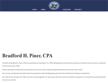 Tablet Screenshot of pinercpa.com